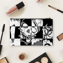 Grunge Skull Cosmetic Bag (Medium) from ArtsNow.com Back