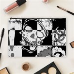 Grunge Skull Cosmetic Bag (Large)