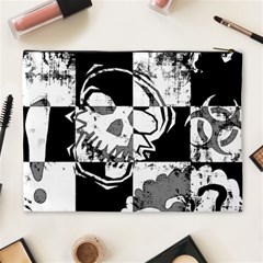 Grunge Skull Cosmetic Bag (XL) from ArtsNow.com Back