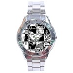 Grunge Skull Stainless Steel Analogue Men’s Watch