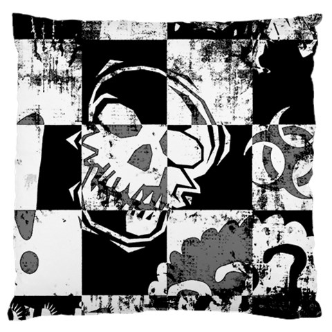Grunge Skull Large Cushion Case (One Side) from ArtsNow.com Front