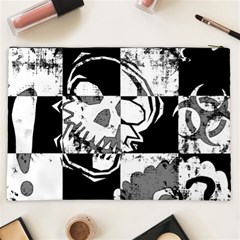 Grunge Skull Cosmetic Bag (XXL) from ArtsNow.com Back