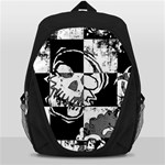 Grunge Skull Backpack Bag