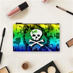 Kawaii Rainbow Skull Cosmetic Bag (Small)