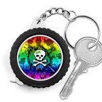 Kawaii Rainbow Skull Measuring Tape