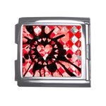 Love Heart Splatter Mega Link Italian Charm (18mm)