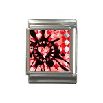 Love Heart Splatter Italian Charm (13mm)