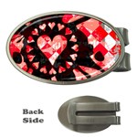 Love Heart Splatter Money Clip (Oval)