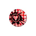 Love Heart Splatter Golf Ball Marker