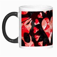 Love Heart Splatter Morph Mug from ArtsNow.com Left