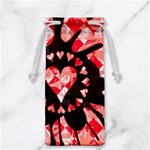 Love Heart Splatter Jewelry Bag