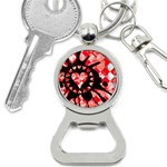 Love Heart Splatter Bottle Opener Key Chain