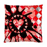 Love Heart Splatter Cushion Case (One Side)