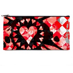 Love Heart Splatter Pencil Case from ArtsNow.com Front