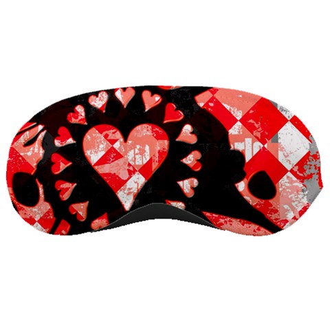 Love Heart Splatter Sleeping Mask from ArtsNow.com Front
