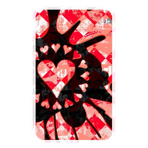 Love Heart Splatter Memory Card Reader (Rectangular) from ArtsNow.com Front