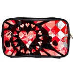 Love Heart Splatter Toiletries Bag (One Side)