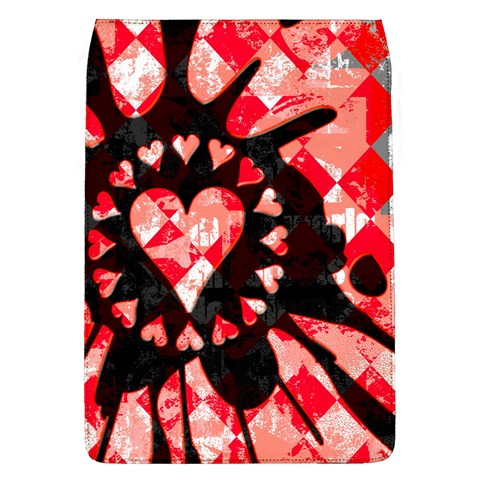 Love Heart Splatter Removable Flap Cover (Large) from ArtsNow.com Front
