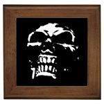 Morbid Skull Framed Tile