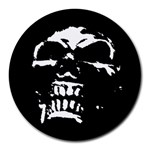 Morbid Skull Round Mousepad