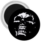 Morbid Skull 3  Magnet