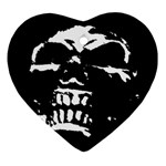 Morbid Skull Ornament (Heart)