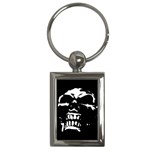 Morbid Skull Key Chain (Rectangle)