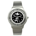 Morbid Skull Stainless Steel Watch