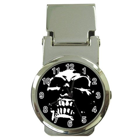 Morbid Skull Money Clip Watch from ArtsNow.com Front