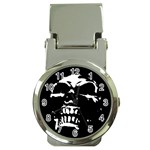 Morbid Skull Money Clip Watch