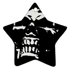 Morbid Skull Star Ornament (Two Sides) from ArtsNow.com Back