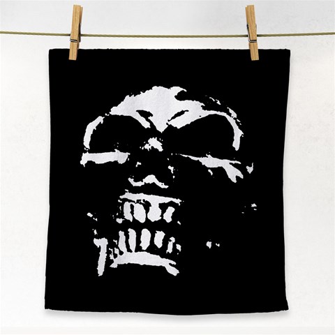 Morbid Skull Face Towel from ArtsNow.com Front
