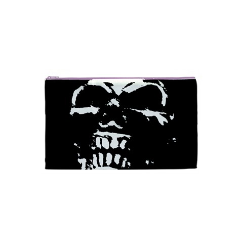 Morbid Skull Cosmetic Bag (Small) from ArtsNow.com Front