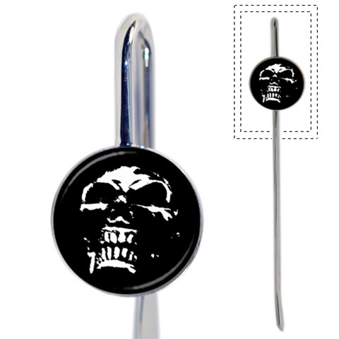 Morbid Skull Book Mark from ArtsNow.com Front