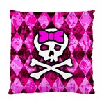 Pink Bow Princess Cushion Case (Two Sides)