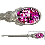 Pink Checker Graffiti Letter Opener