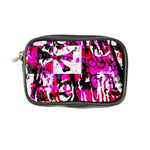 Pink Checker Graffiti Coin Purse