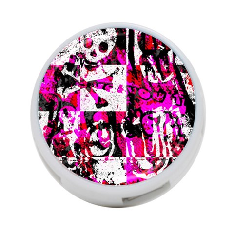 Pink Checker Graffiti 4 Front