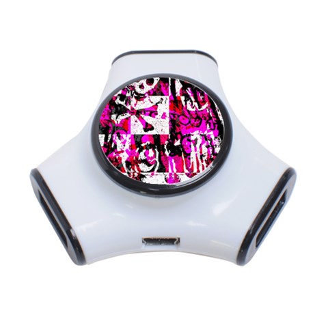 Pink Checker Graffiti 3 Front