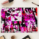 Pink Checker Graffiti Cosmetic Bag (XXL)