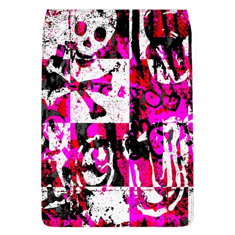 Pink Checker Graffiti Removable Flap Cover (Large) from ArtsNow.com Front