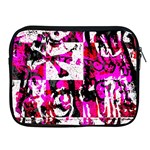 Pink Checker Graffiti Apple iPad 2/3/4 Zipper Case