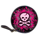 Pink Skull Star Splatter Classic 20-CD Wallet