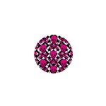 Pink Skulls & Stars 1  Mini Button