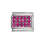 Pink Skulls & Stars Italian Charm (9mm)