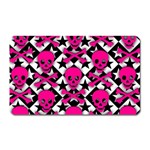 Pink Skulls & Stars Magnet (Rectangular)