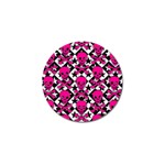 Pink Skulls & Stars Golf Ball Marker