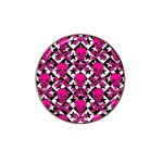 Pink Skulls & Stars Hat Clip Ball Marker (4 pack)