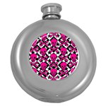 Pink Skulls & Stars Hip Flask (5 oz)