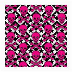 Pink Skulls & Stars Glasses Cloth (Medium)